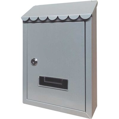 Alubox CASSETTA POSTALE PER ESTERNO RIO ACCIAIO ARGENTO 21,5x30,5x6,5 cm (LxHxP) Alubox CASSETTA POSTALE PER ESTERNO RIO ACCIAIO ARGENTO 21,5x30,5x6,5 cm (LxHxP)