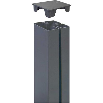 Nortene TAPPO DI COPERTURA PER PALO DI SUPPORTO TAP ALUPOST ANTRACITE SACCHETTO DA 2 pz Nortene TAPPO DI COPERTURA PER PALO DI SUPPORTO TAP ALUPOST ANTRACITE SACCHETTO DA 2 pz