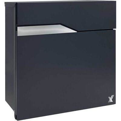 Alubox CASSETTA POSTALE PER ESTERNO LAMIERA ZINCATA ANTRACITE 37x37x11 cm (LxHxP) Alubox CASSETTA POSTALE PER ESTERNO LAMIERA ZINCATA ANTRACITE 37x37x11 cm (LxHxP)