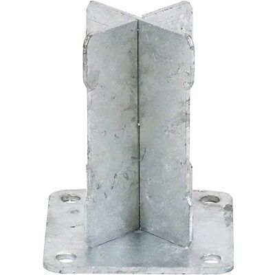 Nortene BASE DI FISSAGGIO ZINCATA BASIFIX FLOOR A TASSELLARE 10x10 cm H 12,5 cm Nortene BASE DI FISSAGGIO ZINCATA BASIFIX FLOOR A TASSELLARE 10x10 cm H 12,5 cm