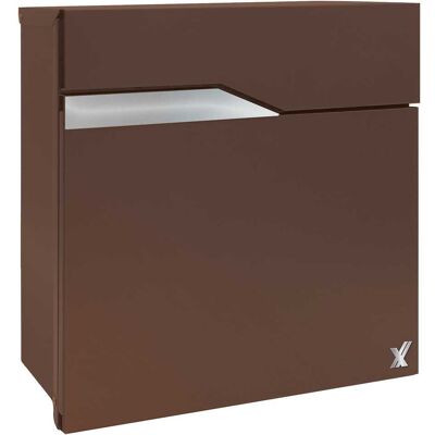 Alubox CASSETTA POSTALE PER ESTERNO LAMIERA ZINCATA RUGGINE 37x37x11 cm (LxHxP) Alubox CASSETTA POSTALE PER ESTERNO LAMIERA ZINCATA RUGGINE 37x37x11 cm (LxHxP)