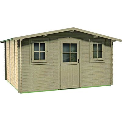 Alce Edile CASETTA BK GREZZA MONOPOLI 398x296 cm SENZA PAVIMENTO PARETI SPESSORE 25 mm Alce Edile CASETTA BK GREZZA MONOPOLI 398x296 cm SENZA PAVIMENTO PARETI SPESSORE 25 mm