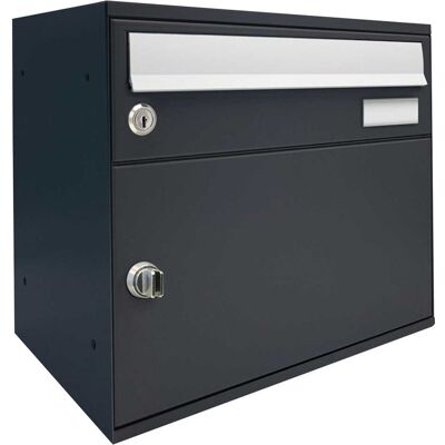 Casella Postale e Vano Pacchi Alubox - 40x33x27 cm - Acciaio, Zincato Casella Postale e Vano Pacchi Alubox - 40x33x27 cm - Acciaio, Zincato