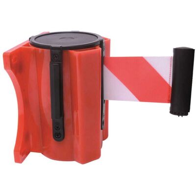 Vigor NASTRO SEPARATORE BIANCO E ROSSO 3 m RETRATTILE A PARETE CORPO ABS Vigor NASTRO SEPARATORE BIANCO E ROSSO 3 m RETRATTILE A PARETE CORPO ABS