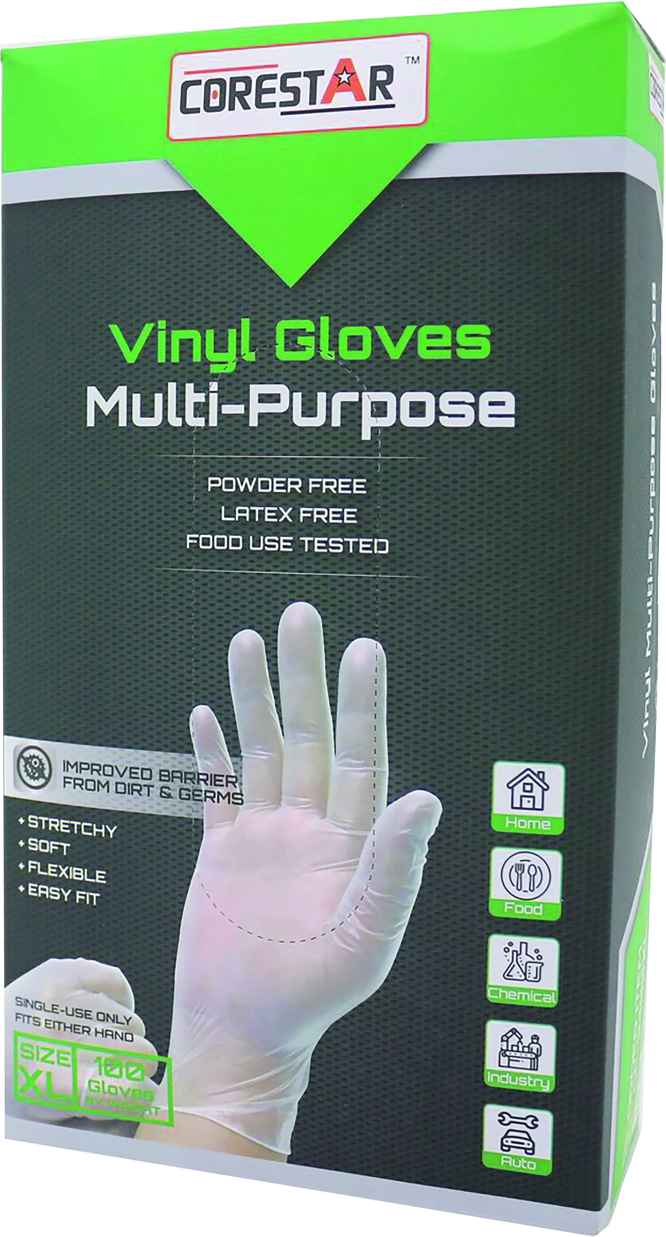 100 Guanti Xl Vinile Monouso Trasparenti 100 Guanti Xl Vinile Monouso Trasparenti