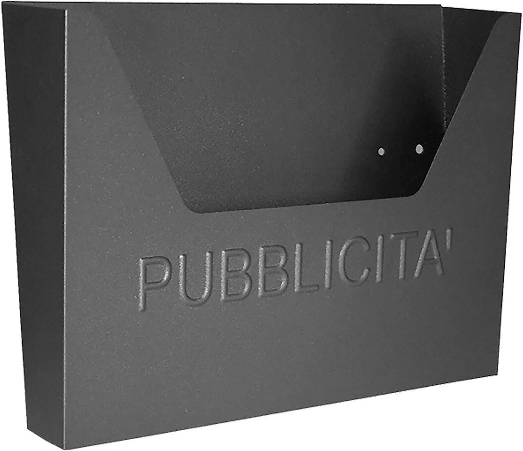 Porta Pubblicita' Hellas Alubox Zincata Antracite 34x25,5x7 Cm (Lxhxp)