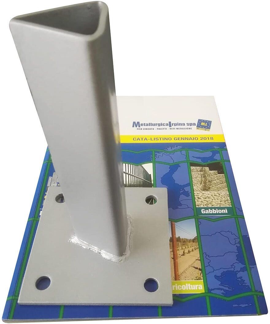 Supporto Per Palo Zincato A T 35x35 Mm Supporto Per Palo Zincato A T 35x35 Mm