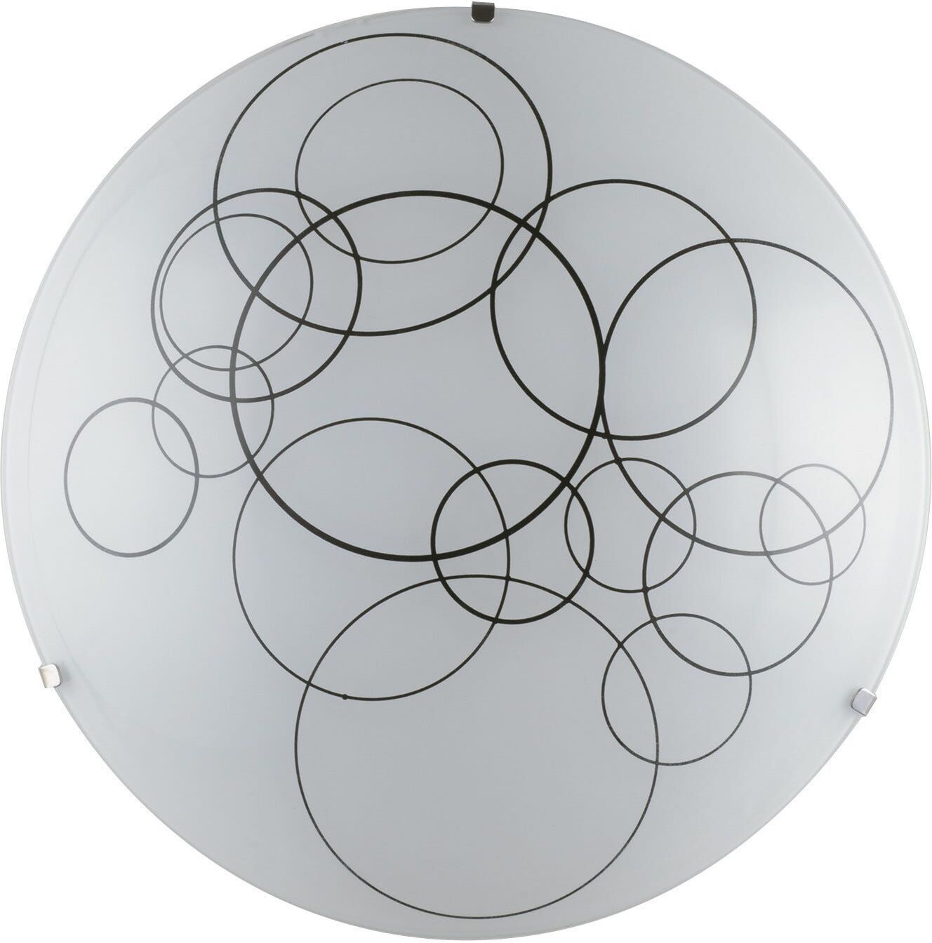 Plafoniera Karma E27 3xe27 Fino 60w In Vetro Ø40 Cm Ip20 Lampadine Non Incluse Plafoniera Karma E27 3xe27 Fino 60w In Vetro Ø40 Cm Ip20 Lampadine Non Incluse