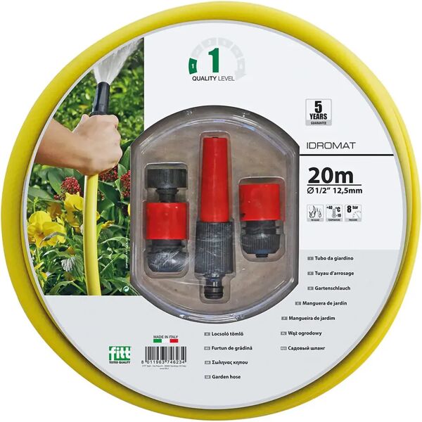 fitt kit tubo 3 strati  1/2'' 20 m rinforzato con raccordi temperatura  -10° +40°