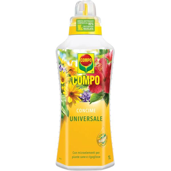 tecnomat concime universale liquido compo pronto effetto npk 7.5.6 con microelementi 1 l