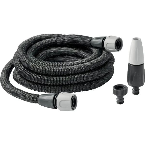 tecnomat tubo estensibile 10 m aquapop easy grey gf completo di 2 raccordi presa rubinetto e lancia