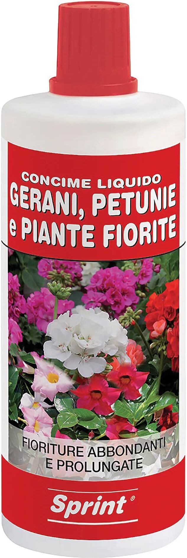 sprint concime piante fiorite liquido  pronto effetto npk5,5.4,5.5 +b+cu+mn+zn 1 l