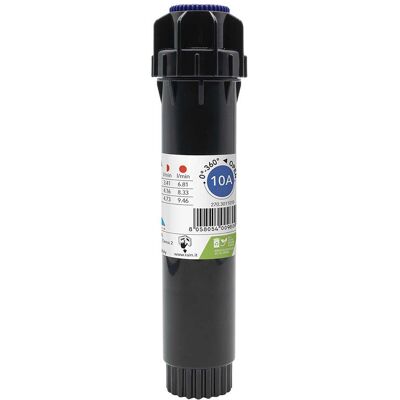 Rain IRRIGATORE STATICO S020 BLUE CON TESTINA 10A ALZO 10 cm RAGGIO 3,5 m Rain IRRIGATORE STATICO S020 BLUE CON TESTINA 10A ALZO 10 cm RAGGIO 3,5 m