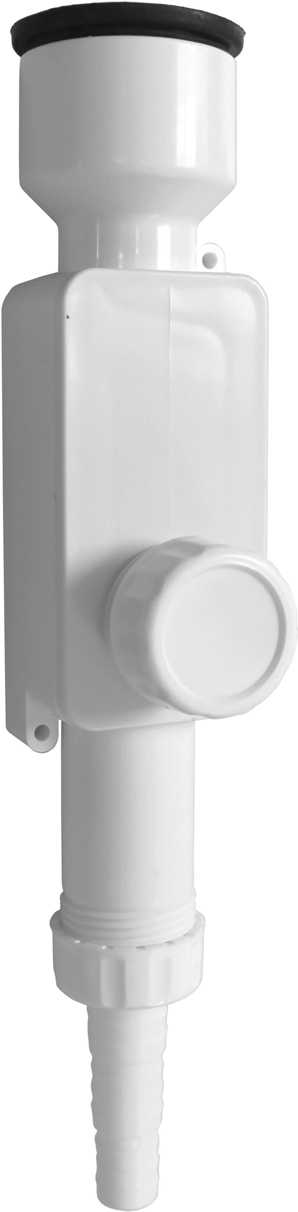 Sifone Scarico Condensa Idrostile In Pp Morsetto Ø 46x32 Mm Uscita Ø 22 X 1'' Esterno Muro Sifone Scarico Condensa Idrostile In Pp Morsetto Ø 46x32 Mm Uscita Ø 22 X 1'' Esterno Muro