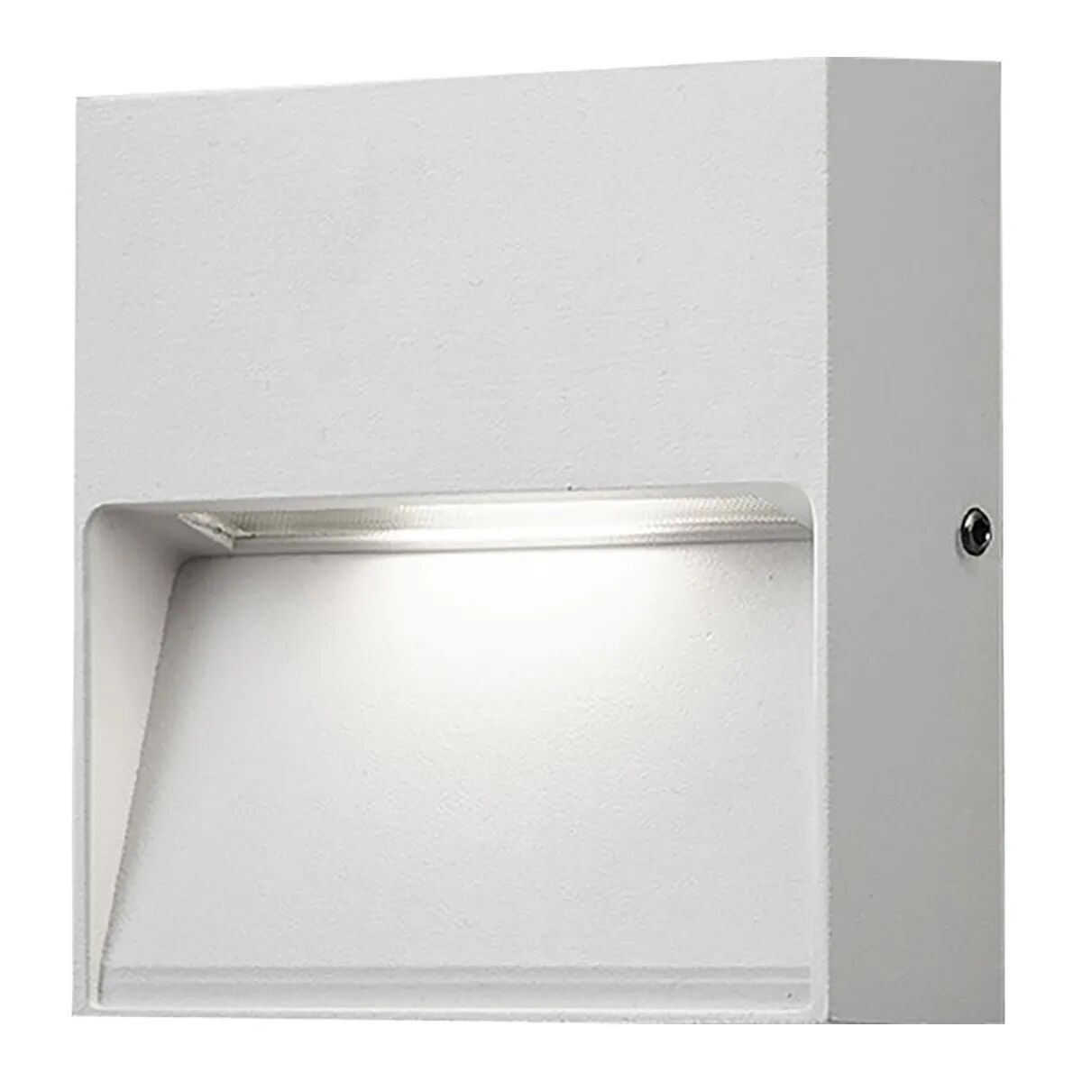 VIVIDA Segnapassi Led  3w 3000k 300 Lumen In Alluminio Bianco Quadro Dimensioni 10x10x3 Cm Ip54