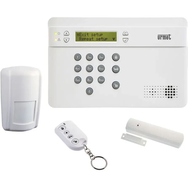 urmet kit allarme  wireless con centrale gprs integrata 1059/903 con gestione da remoto con app