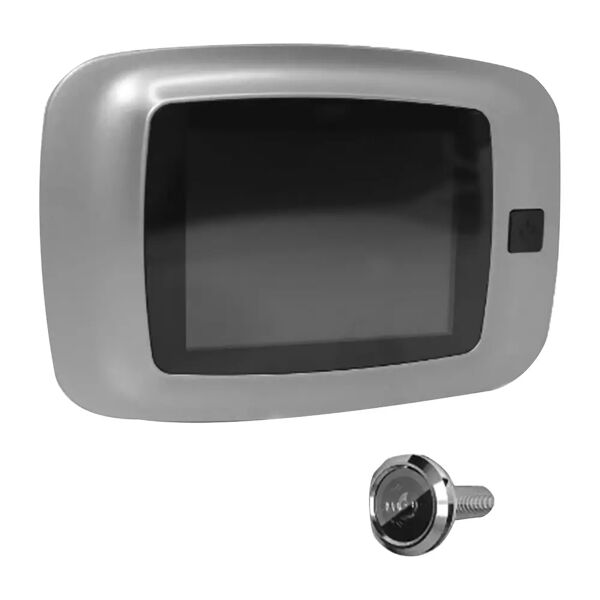proxe spioncino digitale  silver pannello lcd 3,2'' tft telecamera 0,3 mpx a batterie