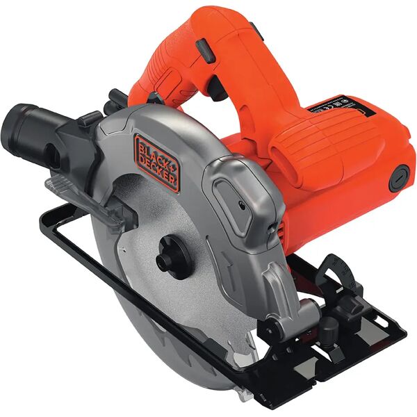 black & decker sega circolare b&d 1250 w lama 190 mm 5300 giri/min taglio 90° 66 mm e 45° 50 mm