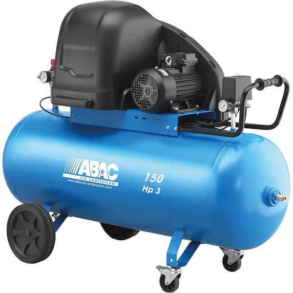 abac compressore silenziato 150 l  3 hp s39b/150cm3 pressione 10bar aria aspirata 393 l/min