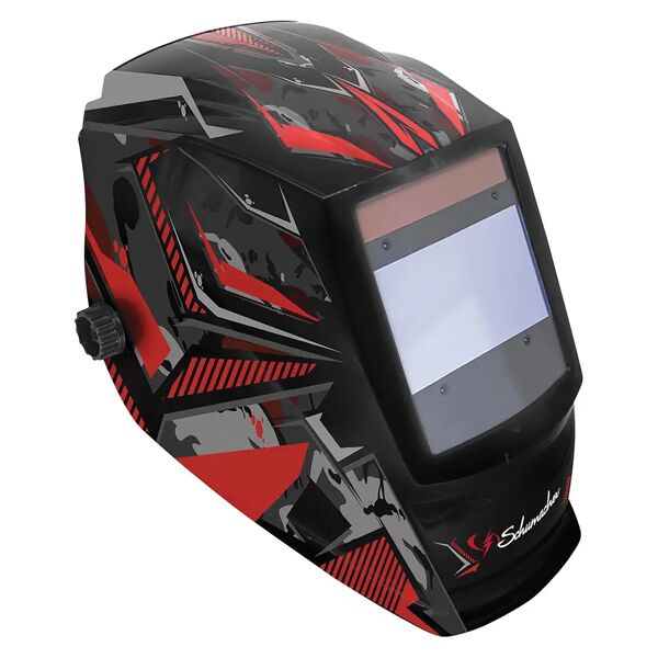 schumacher maschera casco per saldatore  lcd l1820 display 100x59,5 mm classe ottica 1/1/1/1