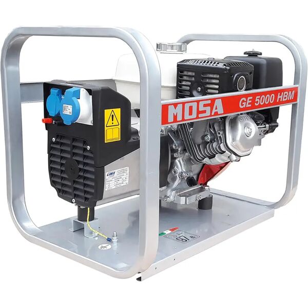 mosa generatore 4400 w  ge5000hbm potenza continua 3600 w motore honda gx 270 benzina