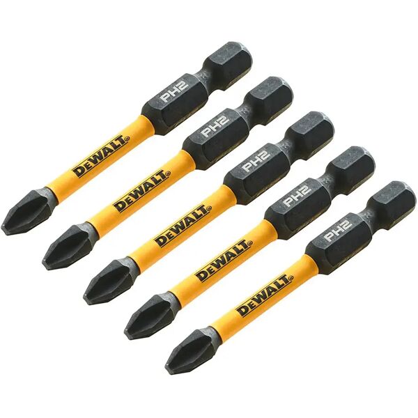 dewalt 5 inserti  ph 2 impact torsion extreme lunghi 50 mm