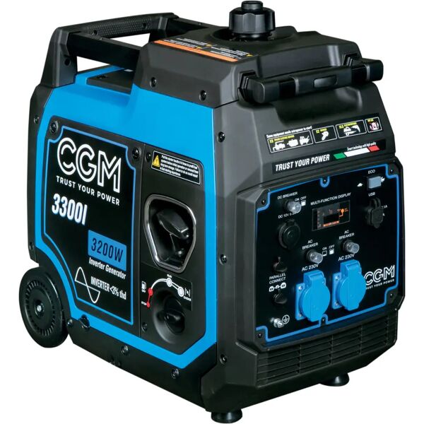 cgm generatore inverter 3300w  3300i avr potenza continua 3000w silenziato motore benzina