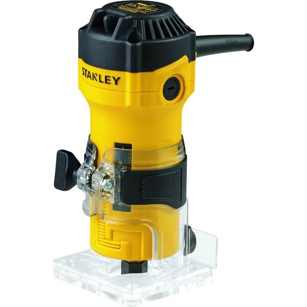 stanley fresatrice  550 w st55-qs attacco frese 6 mm interruttore antipolvere