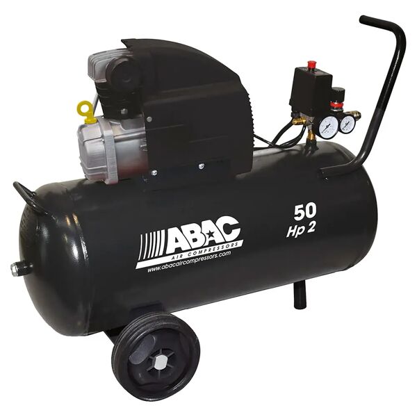 abac compressore 50 l  2 hp lubrificato montecarlo b20 pressione 8 bar aria aspirata 190l/min