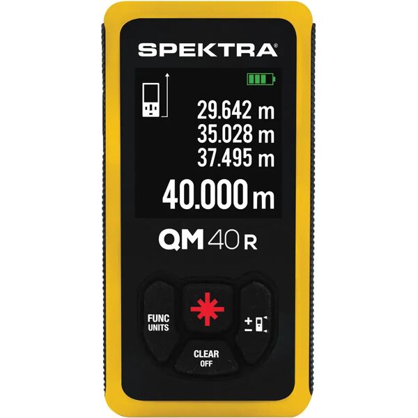 spektra misuratore laser  qm40 r fino a 40 m peso 35 g super compatto