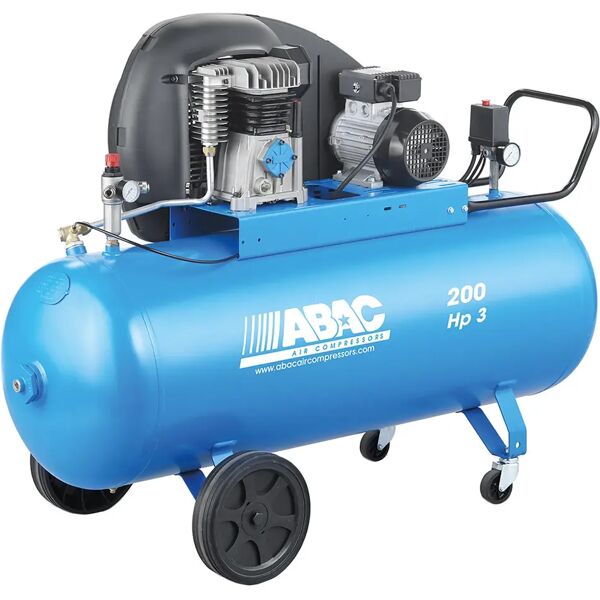 abac compressore a cinghia 200 l  3 hp a29b/200cm3 pressione 10bar aria aspirata 320 l/min