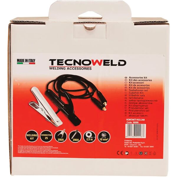 tecnoweld kit cavo saldatrici  e pinze