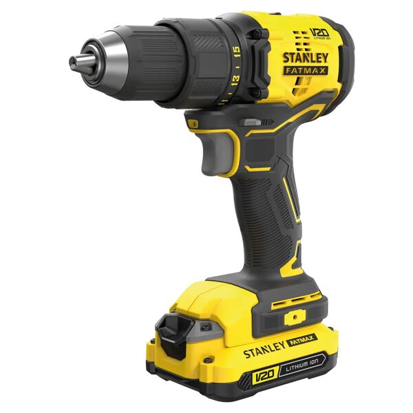 stanley trapano avvitatore fatmax 18 v sfmcd710c2k-qw 2 batterie 1,5 ah brushless