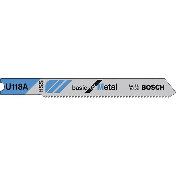 bosch lama seghetto 1,1-1,5x80 mm  hss per metallo ondulata fresata attacco a u