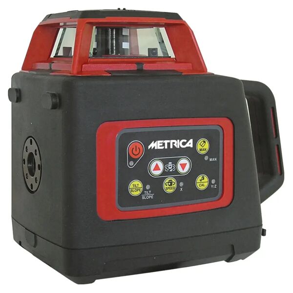 metrica livella laser  rotante fino 400 m ± 4° orizzontale ± 3 mm verticale ± 5 mm peso 2 kg