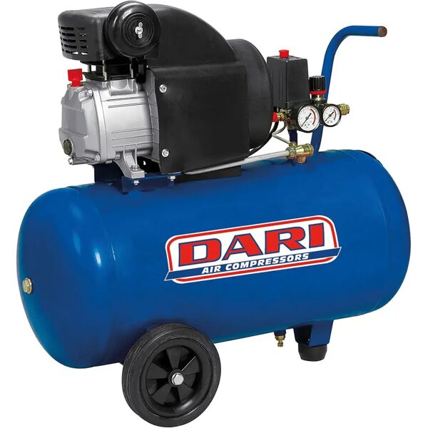 dari compressore 50 l  2 hp lubrificato smart50/210 pressione 8 bar aria aspirata 210 l/min