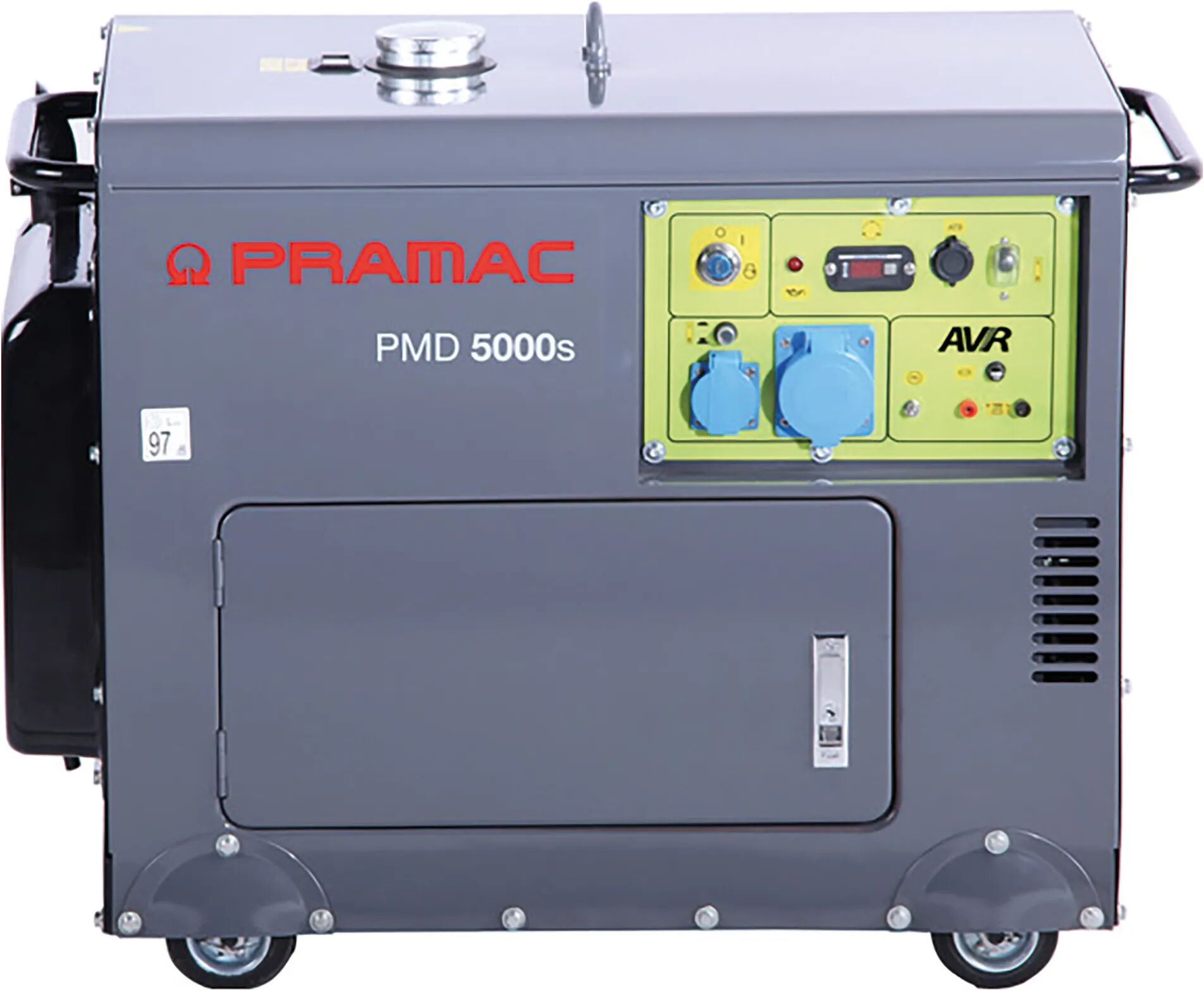 pramac generatore 5000 w  pmd 5000 potenza continua 4200 w motore 4 tempi diesel