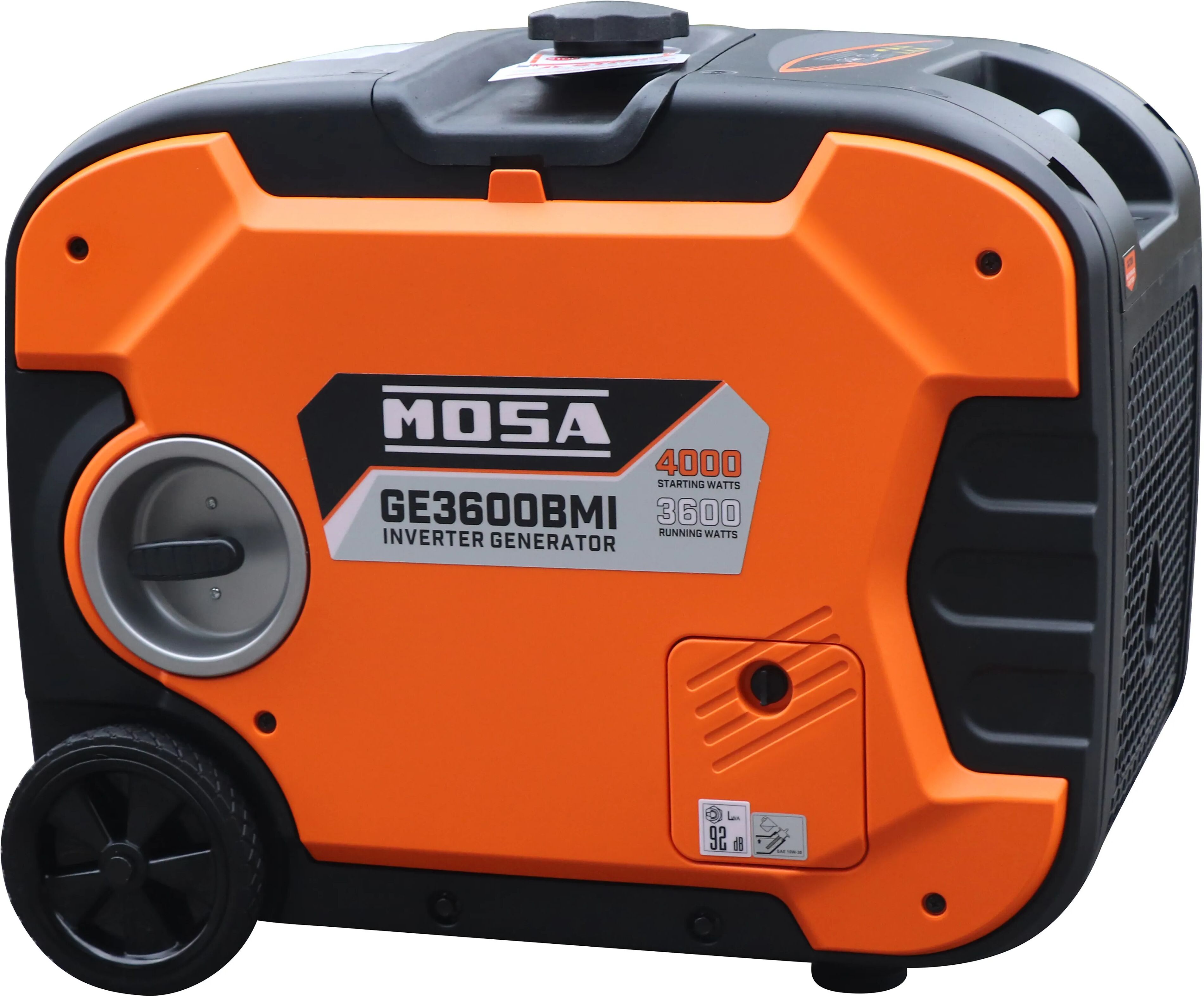 mosa generatore inverter 4000w  ge3600bmi silenziato potenza continua 3600w motore gk 225 benzina