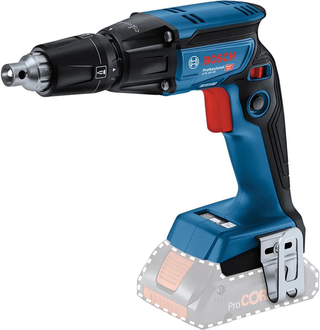 bosch avvitatore per cartongesso  18v gt b18v45 pro a batteria litio corpo macchina