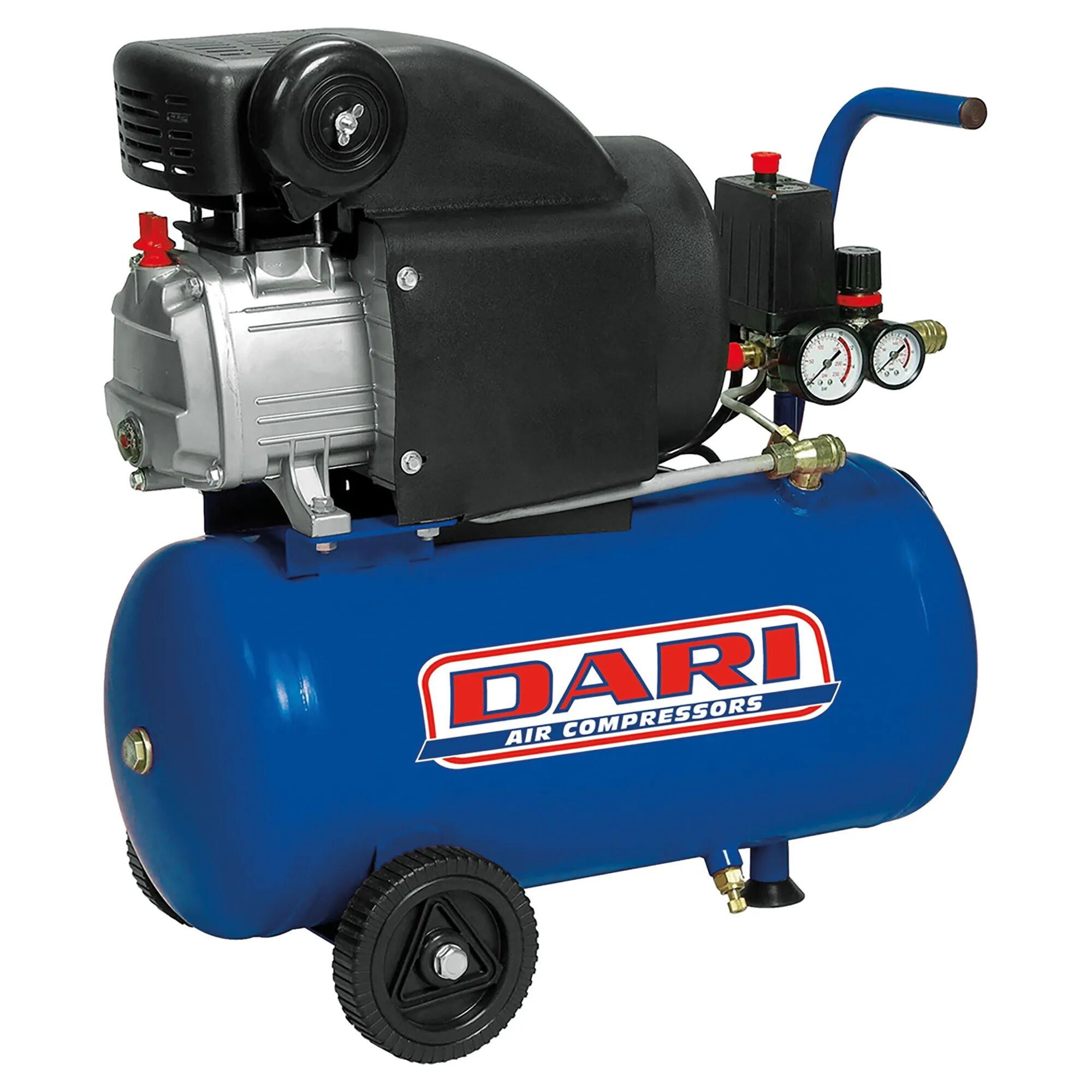 dari compressore 24 l  2 hp lubrificato smart24/210 pressione 8 bar aria aspirata 210 l/min