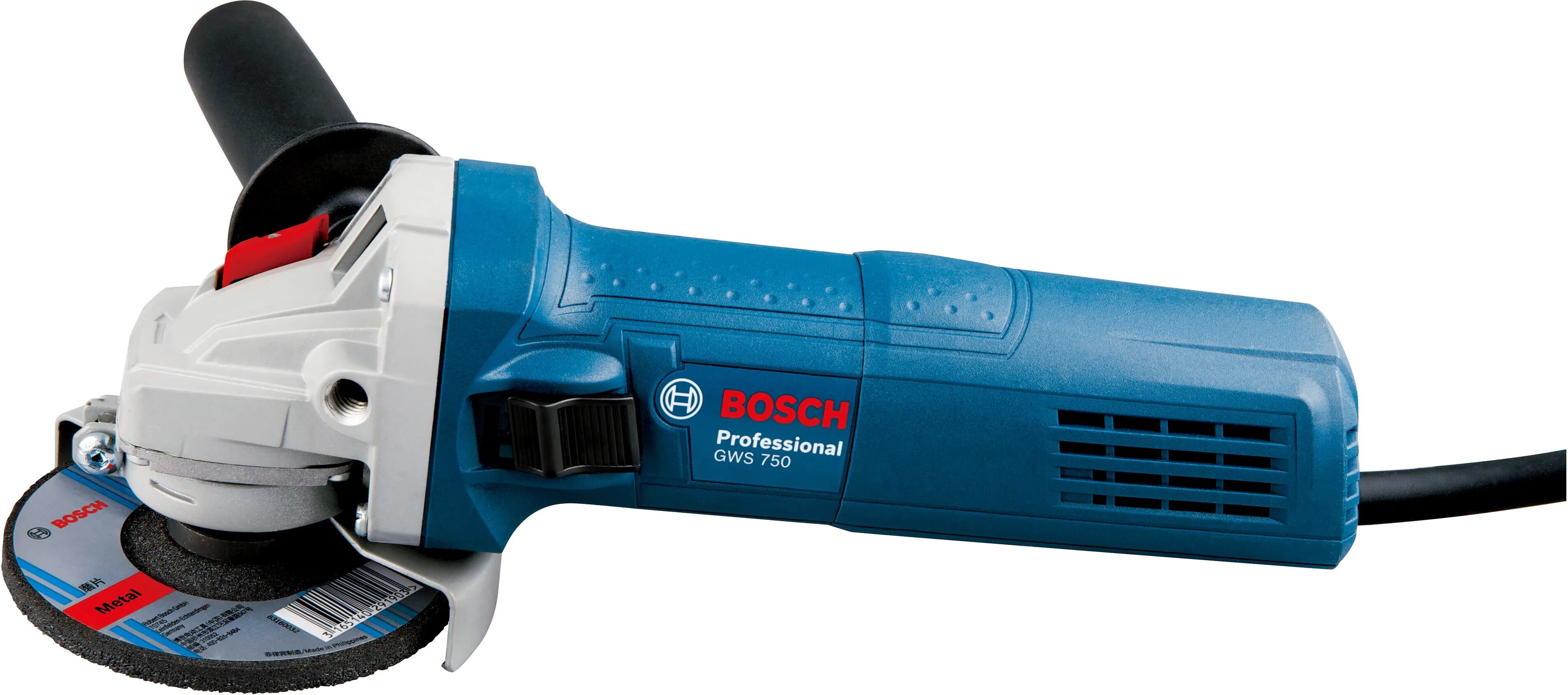 bosch smerigliatrice  115 mm 750 w gws750-115 professional peso 1,8 kg