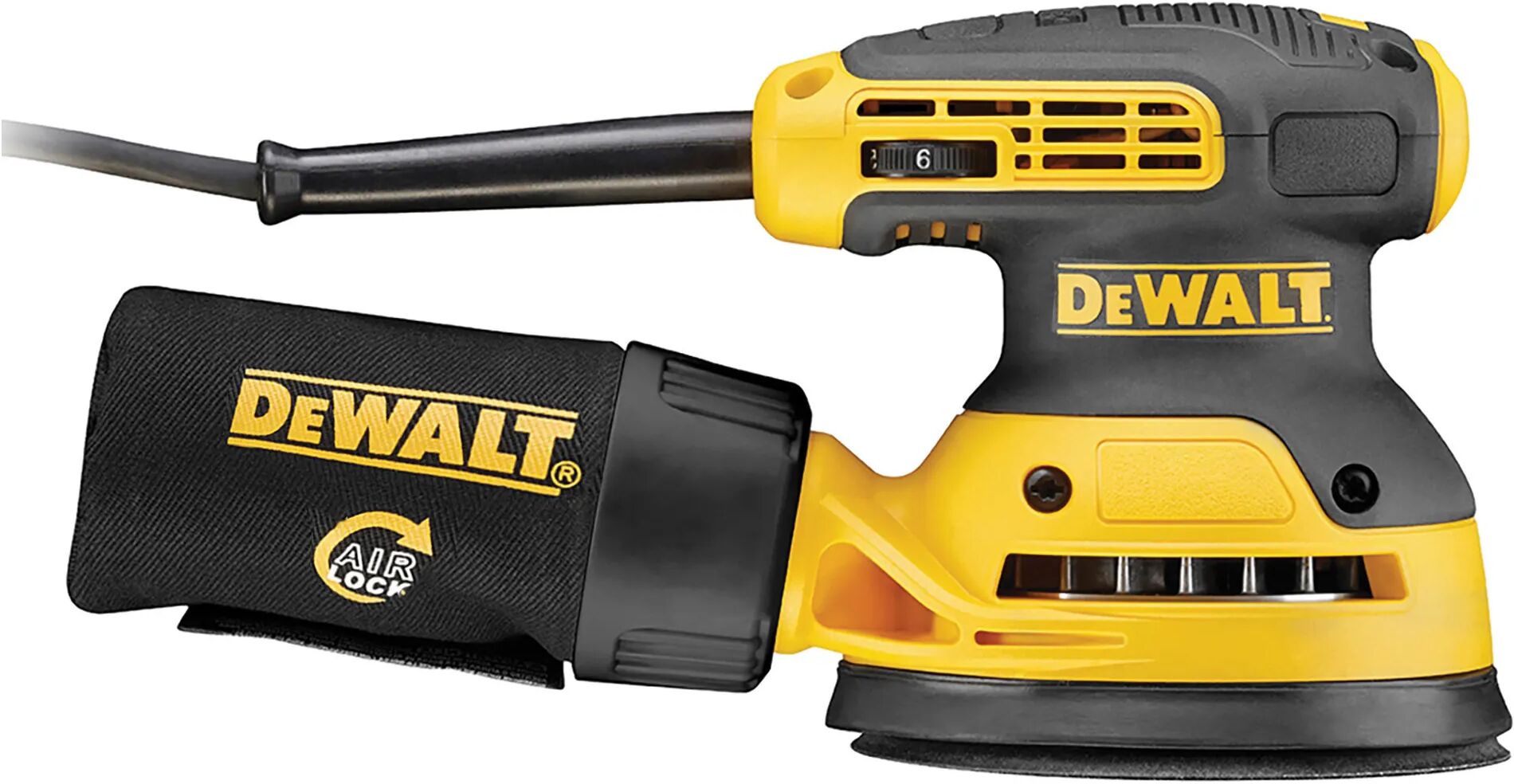 dewalt levigatrice rotorbitale  125 mm dwe6423-qs 280 w Ø 125mm 8000-12000 giri/min