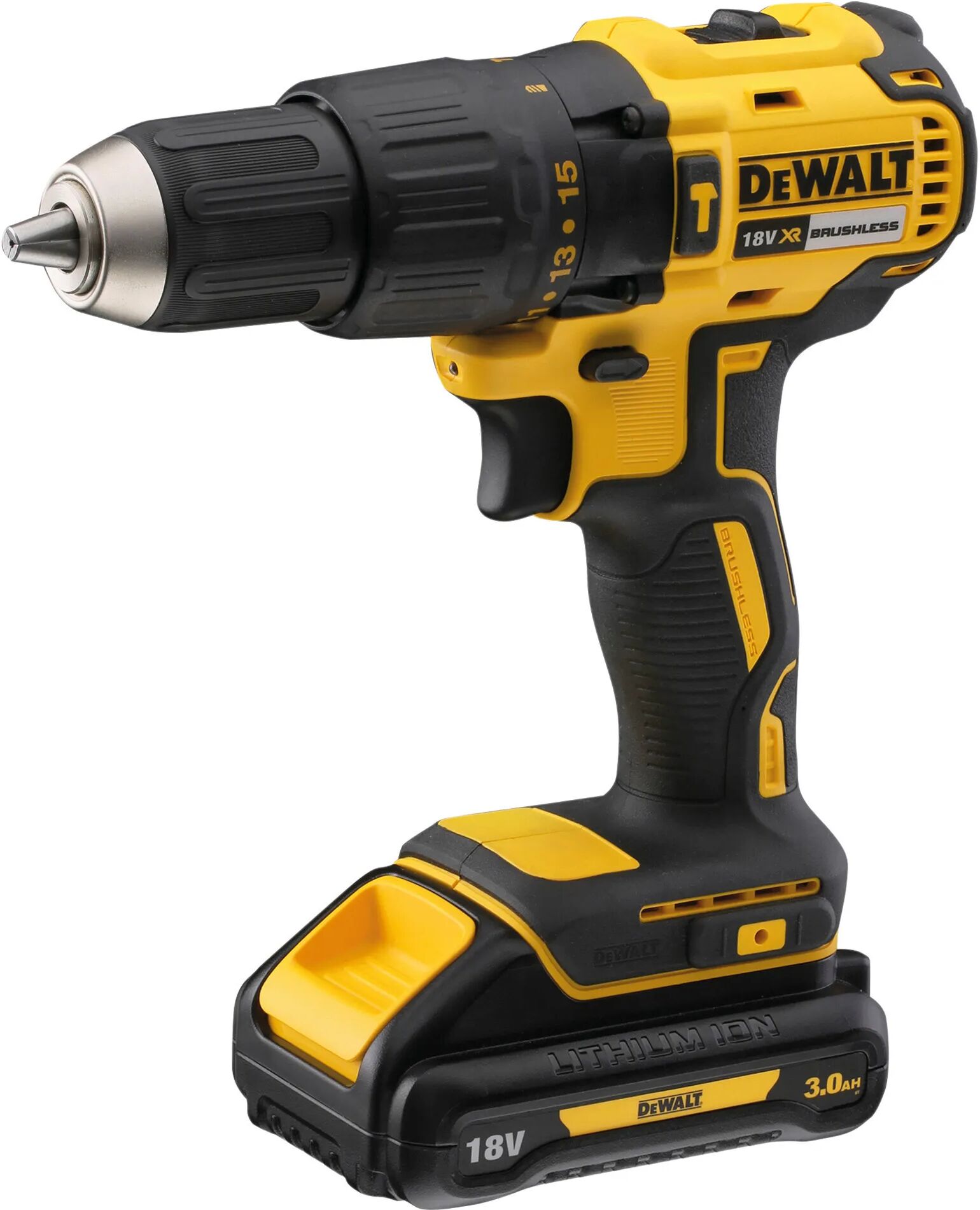 dewalt trapano battente  18 v dcd778l2t - qw brushless 2 batterie  litio 3 ah  in valigetta