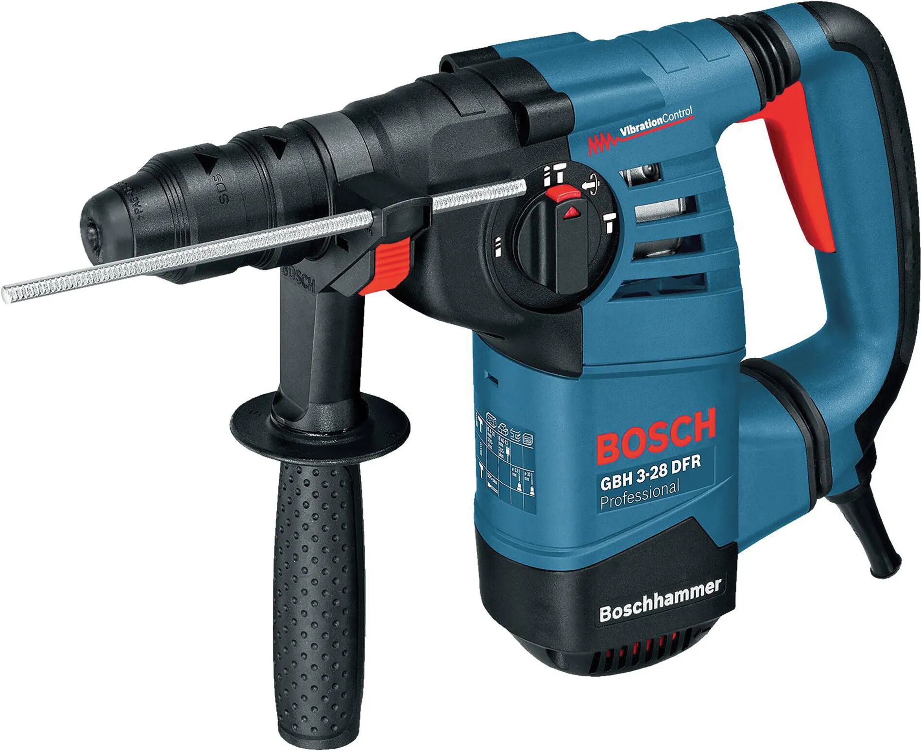 bosch demolitore  800 w gbh 3-28 dfr 3,1j professional 4000 colpi/min peso 3,6 kg