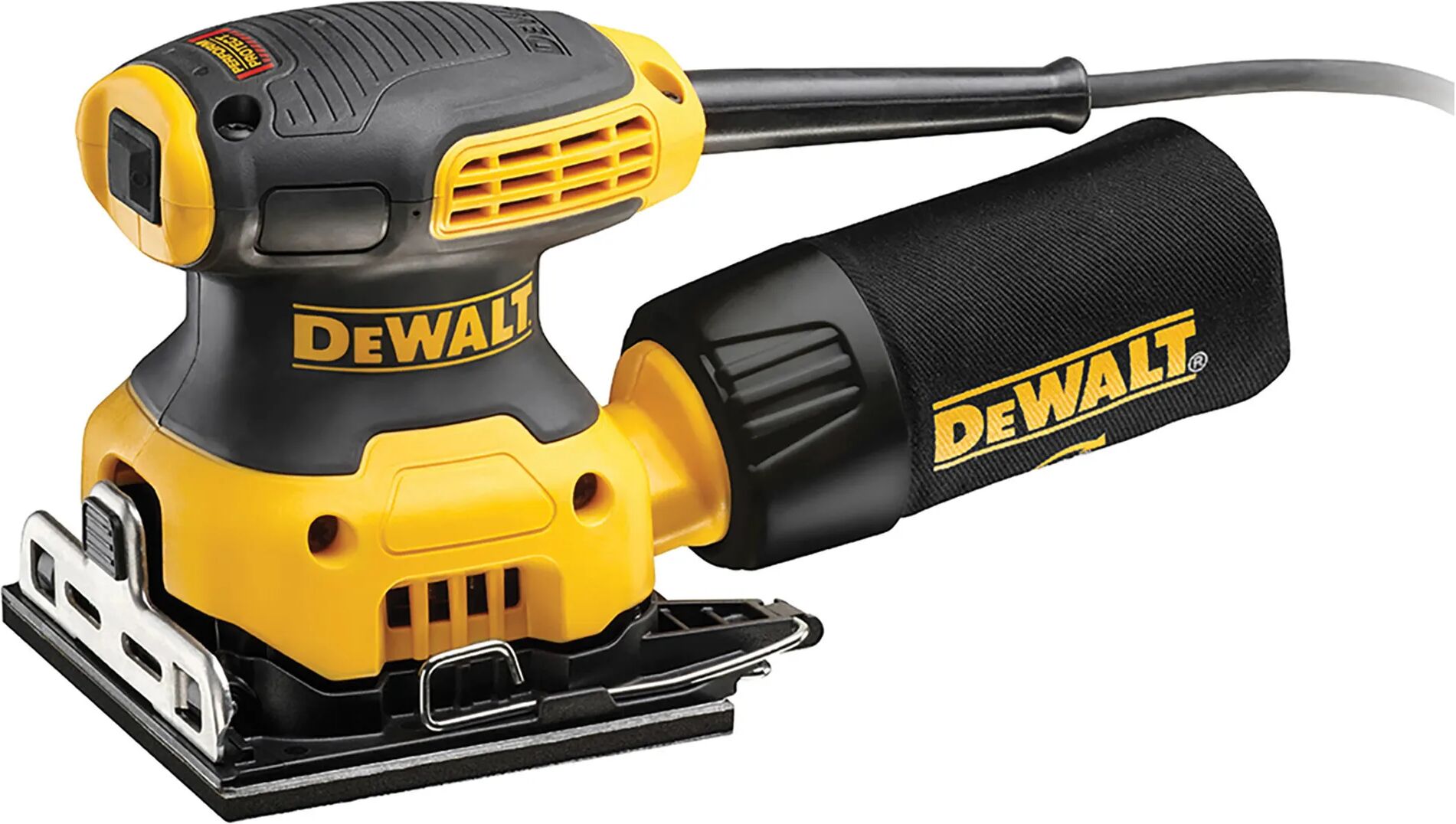 dewalt levigatrice palmare  230 w dwe6411z-it con scarpa per persiana