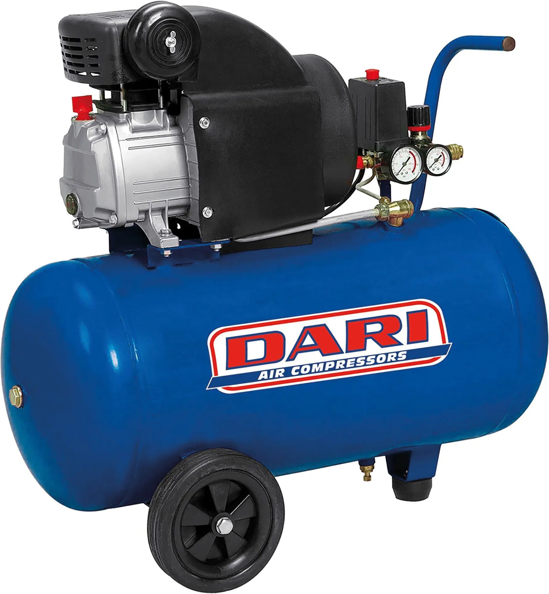 dari compressore 50 l  2 hp lubrificato smart50/210 pressione 8 bar aria aspirata 210 l/min