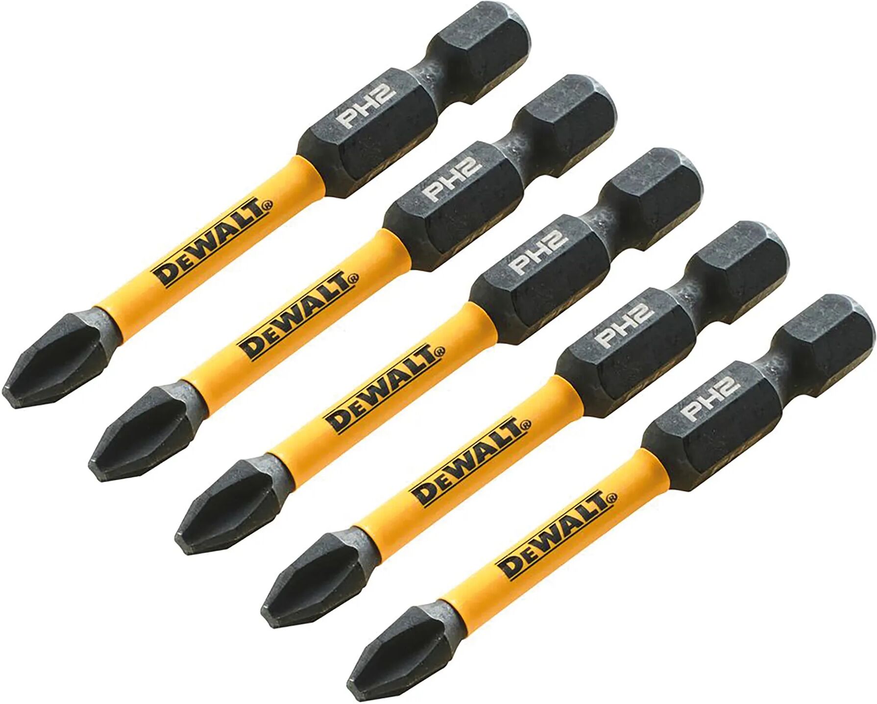 DeWalt 5 INSERTI  PH 2 IMPACT TORSION EXTREME LUNGHI 50 mm