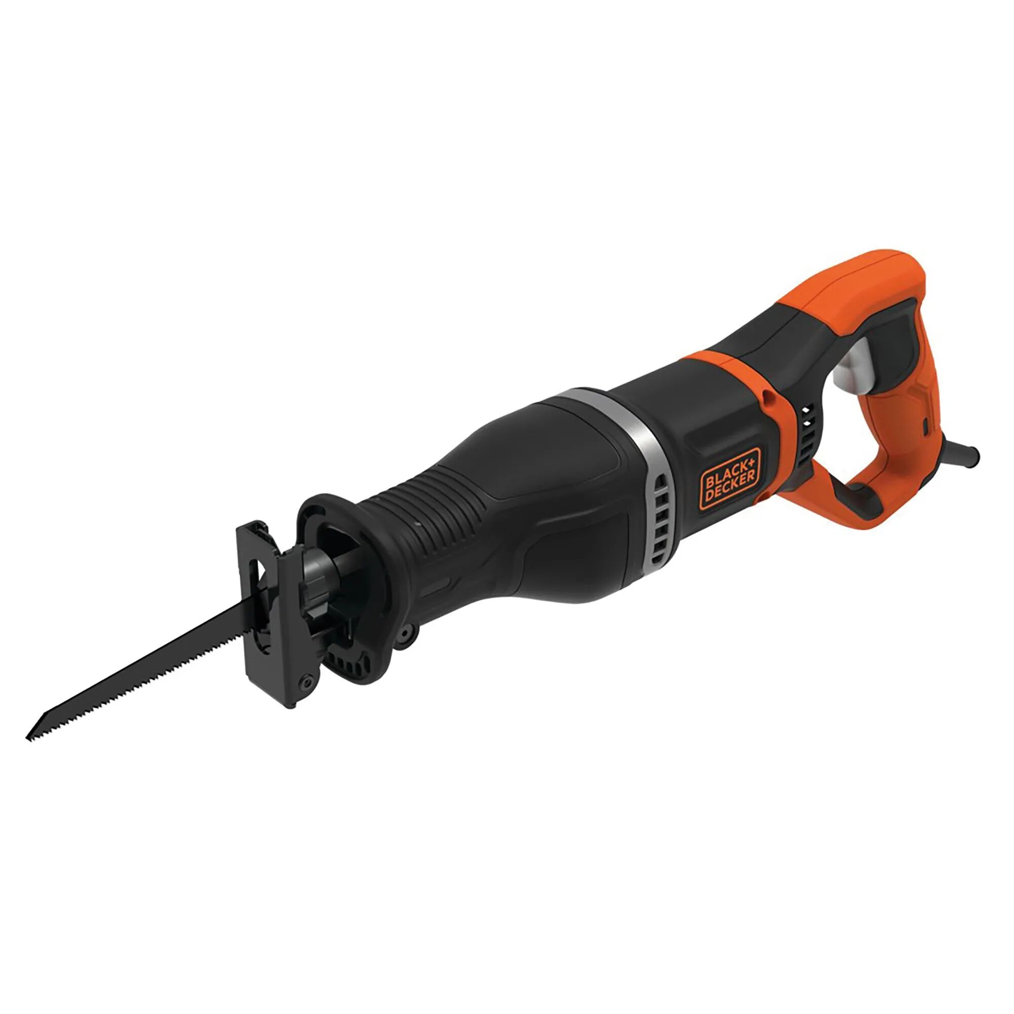 Black & Decker SEGA A GATTUCCIO A FILO 750W BLACK+DECKERVelocità variabile 0-2800 corse/min, Lunghezza corsa lama 20mm.In dotazione: 2 lame (1x legno, 1x metallo)