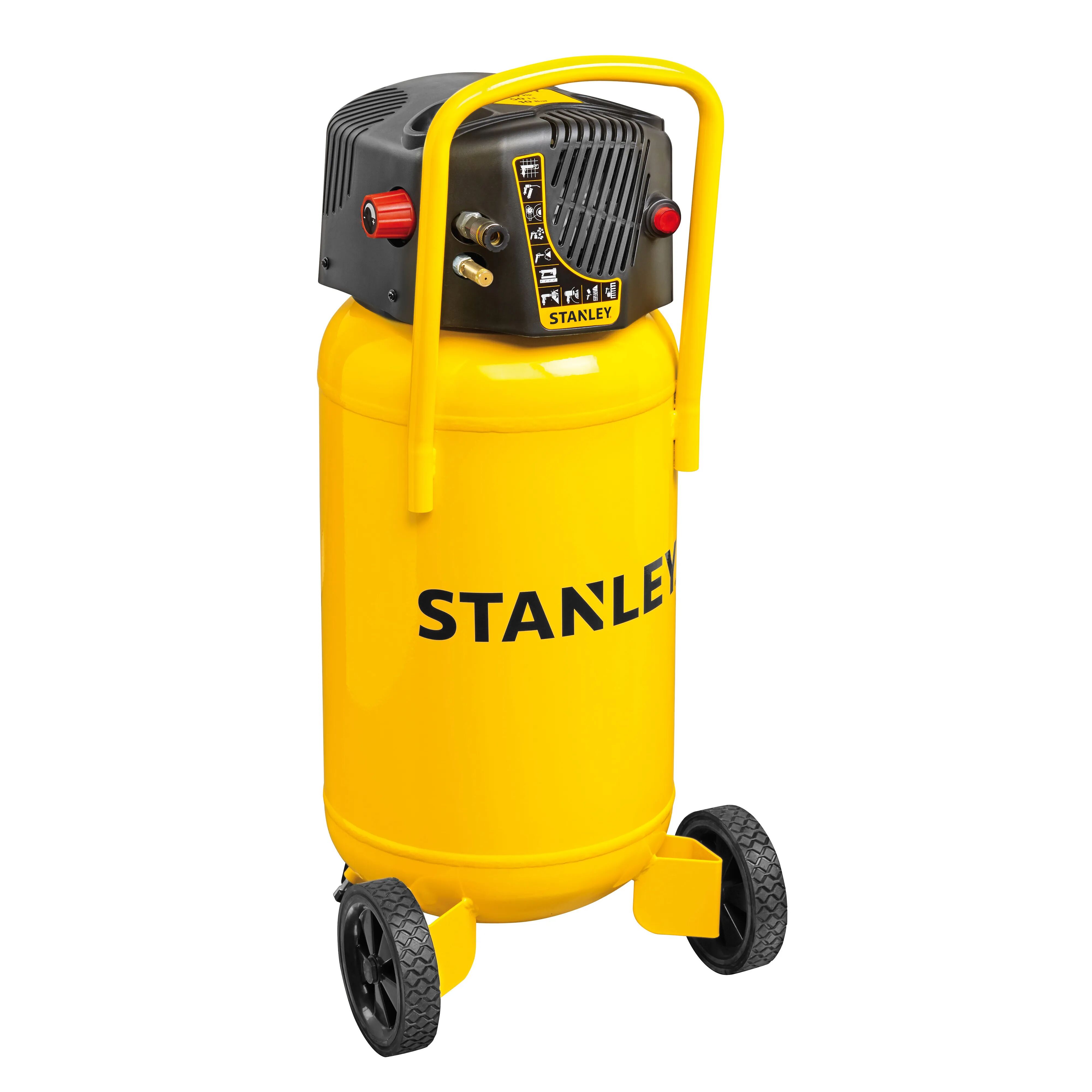 Stanley COMPRESSORE VERTICALE 50l  2 hp D230/10/50V PRESSIONE 10bar ARIA ASPIRATA 222 l/min