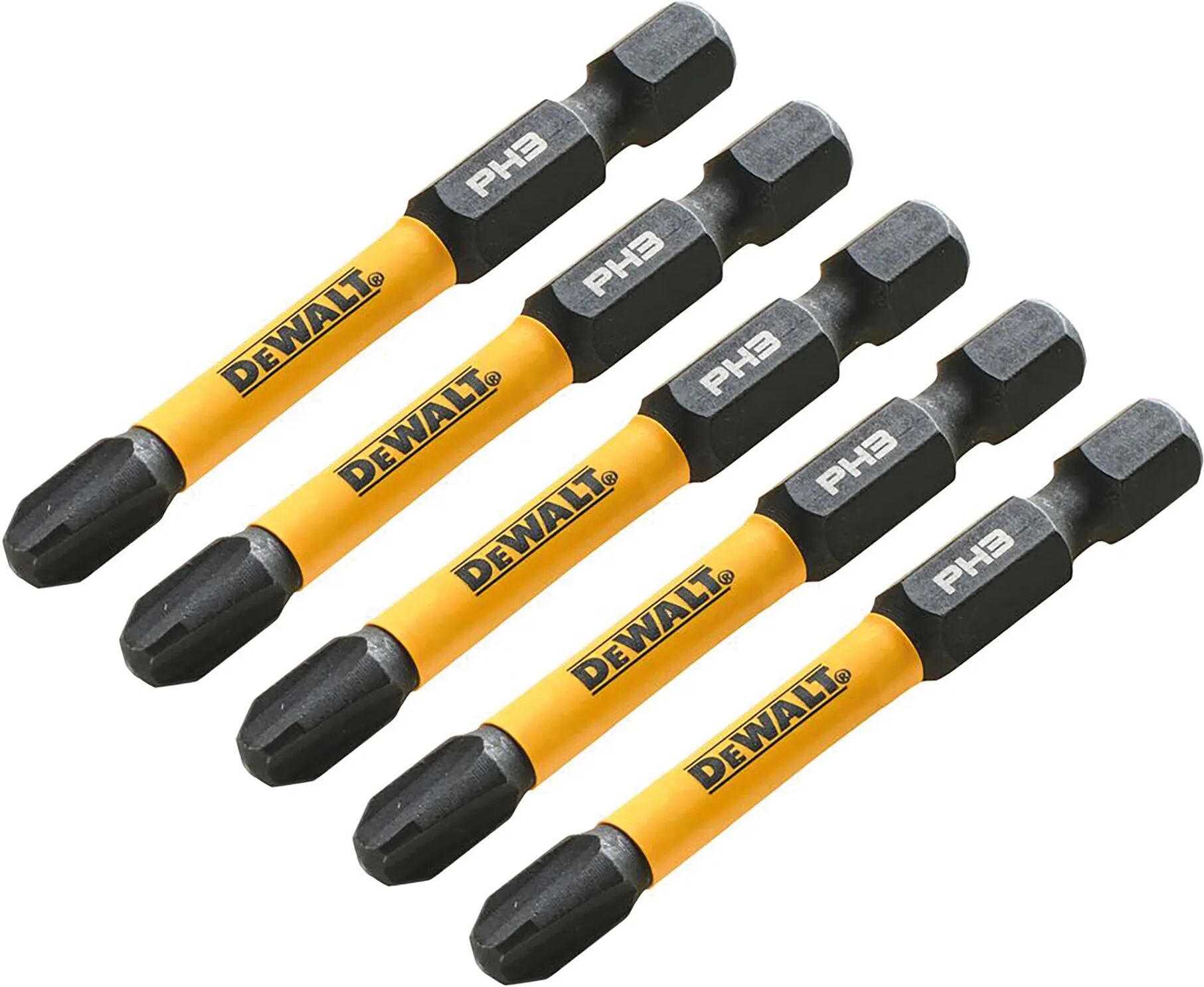 DeWalt 5 INSERTI  PH 3 IMPACT TORSION EXTREME LUNGHI 50 mm